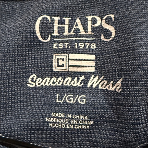 🌹𝐂𝐇𝐀𝐏𝐒 𝐒𝐄𝐀𝐂𝐎𝐀𝐒𝐓 𝐖𝐀𝐒𝐇 𝐁𝐋𝐔𝐄 𝐏𝐎𝐋𝐎 - Picture 4 of 5